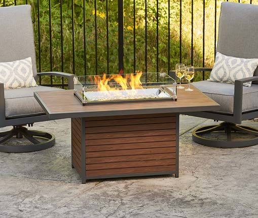 Kenwood Gas Fire Pit Table By Outdoor, Best Patio Fire Pit Table