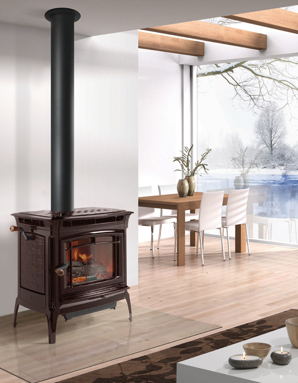 Manchester Truhybrid Wood Stove By, Hearthstone Fireplace And Patio